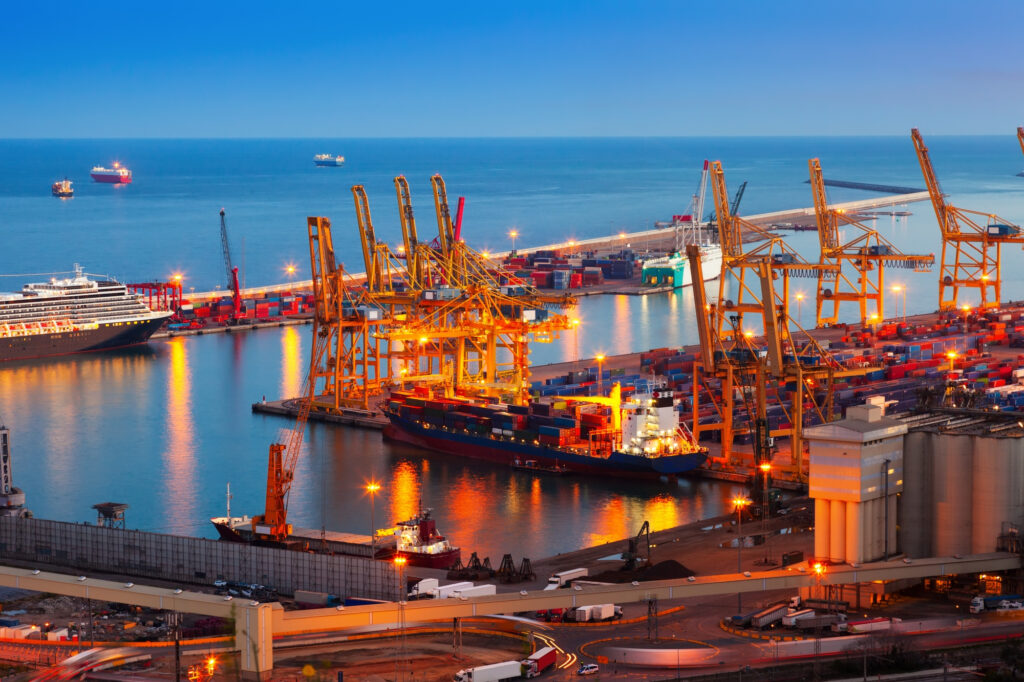 port-de-barcelona-night